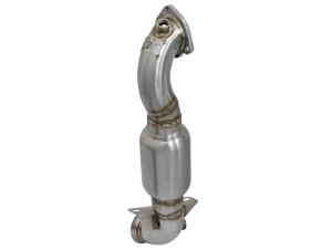 Afe Twisted Steel Stainless Street Series Down Pipe with Cat