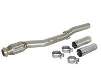 afe Power Twisted Steel Stainless 2-1/2" Rear Down-Pipe/Mid-Pipe