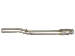 afe Power Twisted Steel Stainless 2-1/2" Rear Down-Pipe/Mid-Pipe