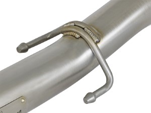 afe Power Twisted Steel Stainless 2-1/2" Rear Down-Pipe/Mid-Pipe